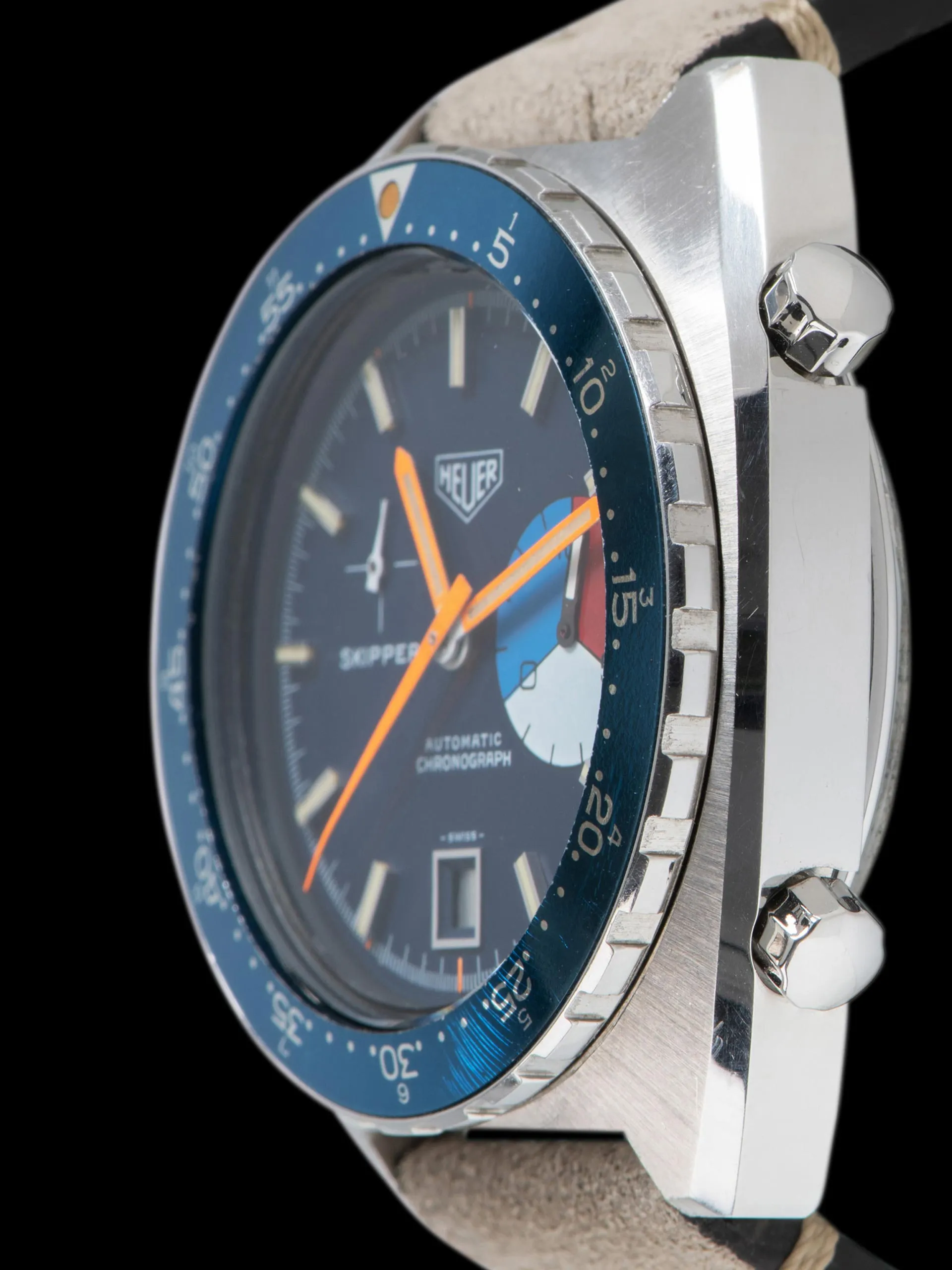 1972 Heuer Skipper (Ref. 15640) "Blue Dial" Mk. I