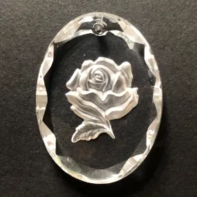 40X30MM Crystal Engraved Drops (6 pieces)