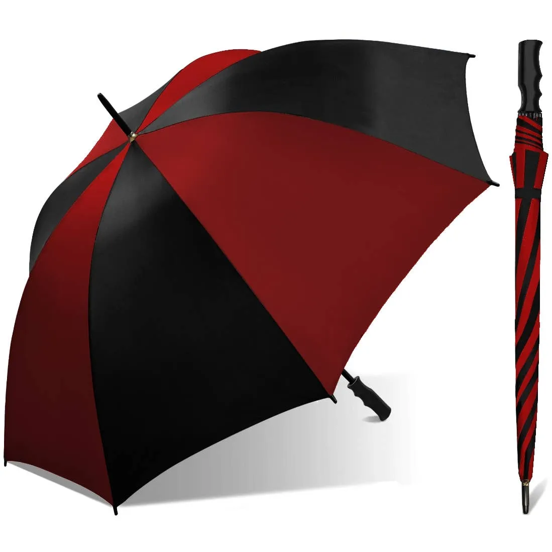 60" Manual Windproof Golf Umbrella in Assorted Combinations