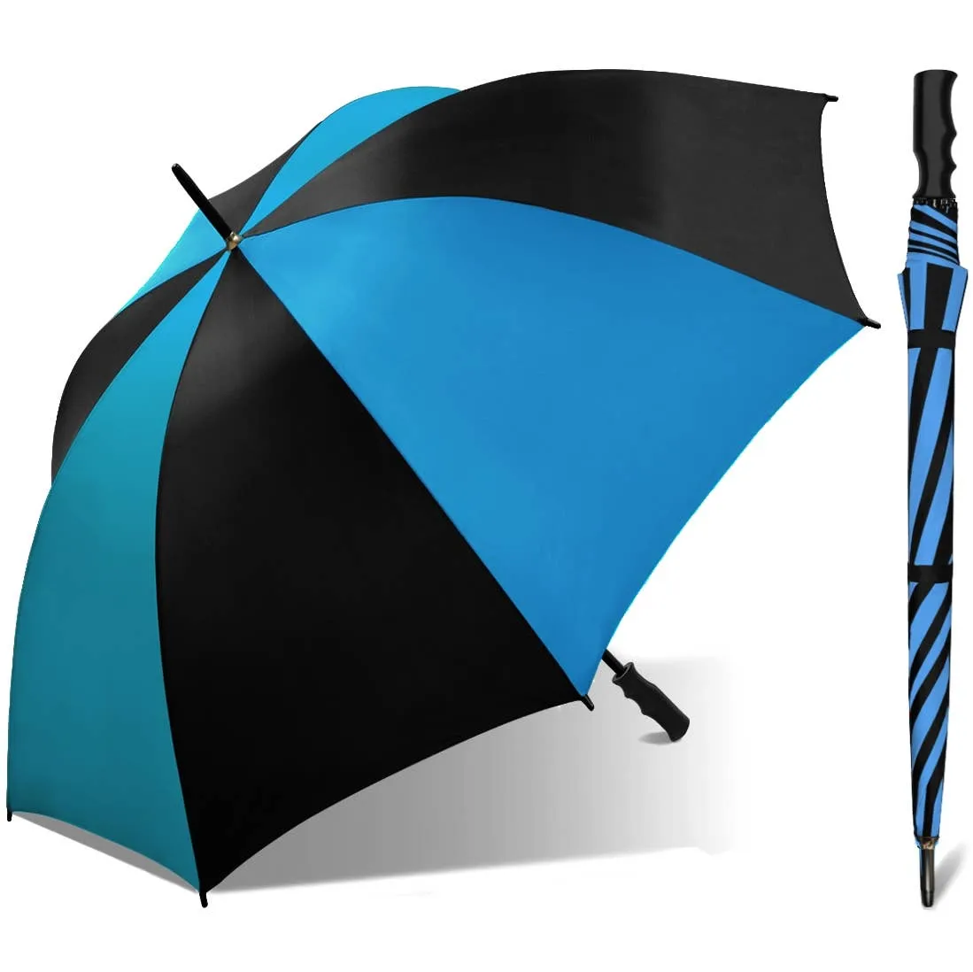 60" Manual Windproof Golf Umbrella in Assorted Combinations