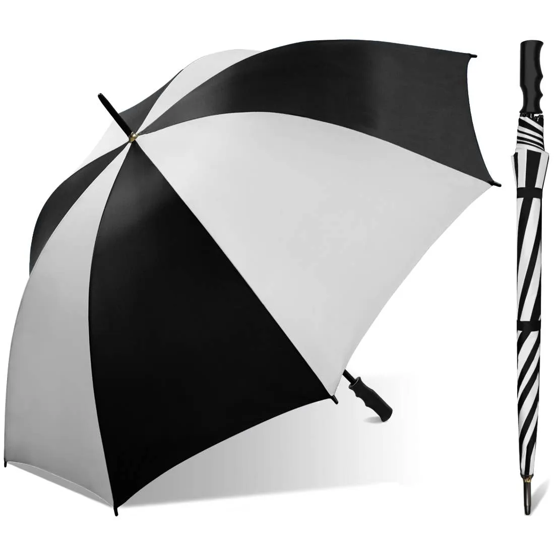 60" Manual Windproof Golf Umbrella in Assorted Combinations