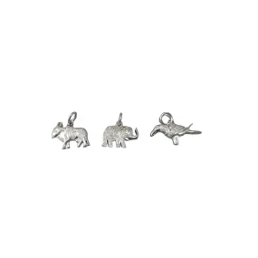 925 Silver Animal Diamond Charms - 3 Options Available