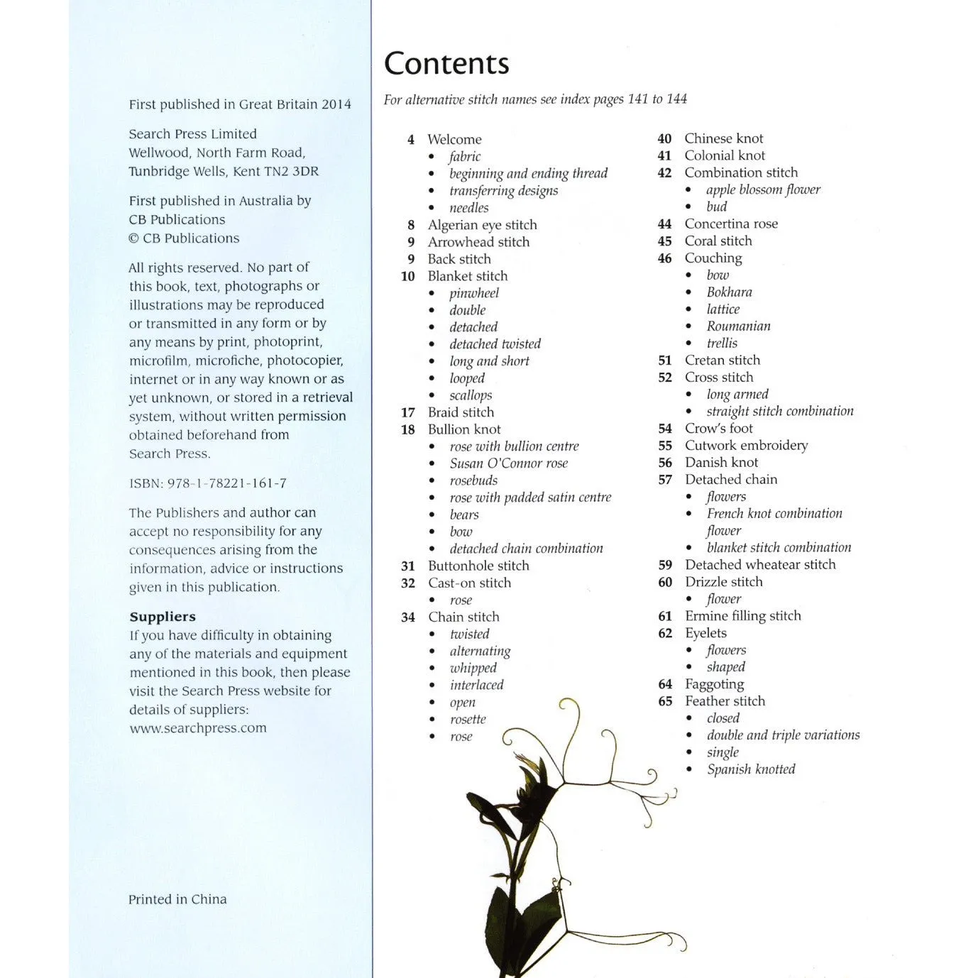 A-Z of Embroidery Stitches