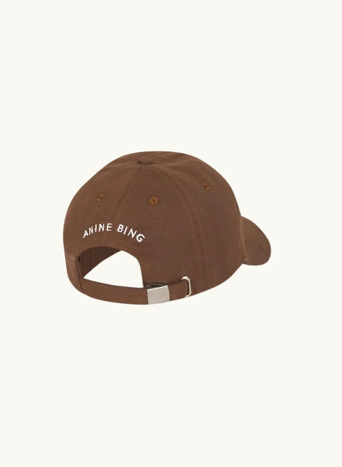 Anine Bing Jeremy Baseball Cap DARK CAMEL