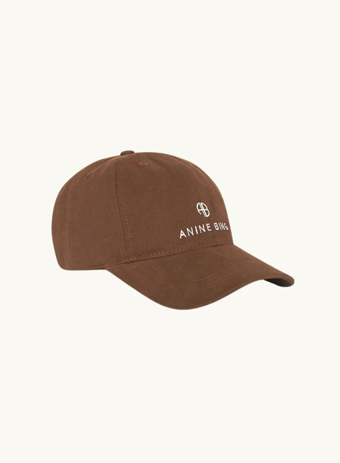 Anine Bing Jeremy Baseball Cap DARK CAMEL