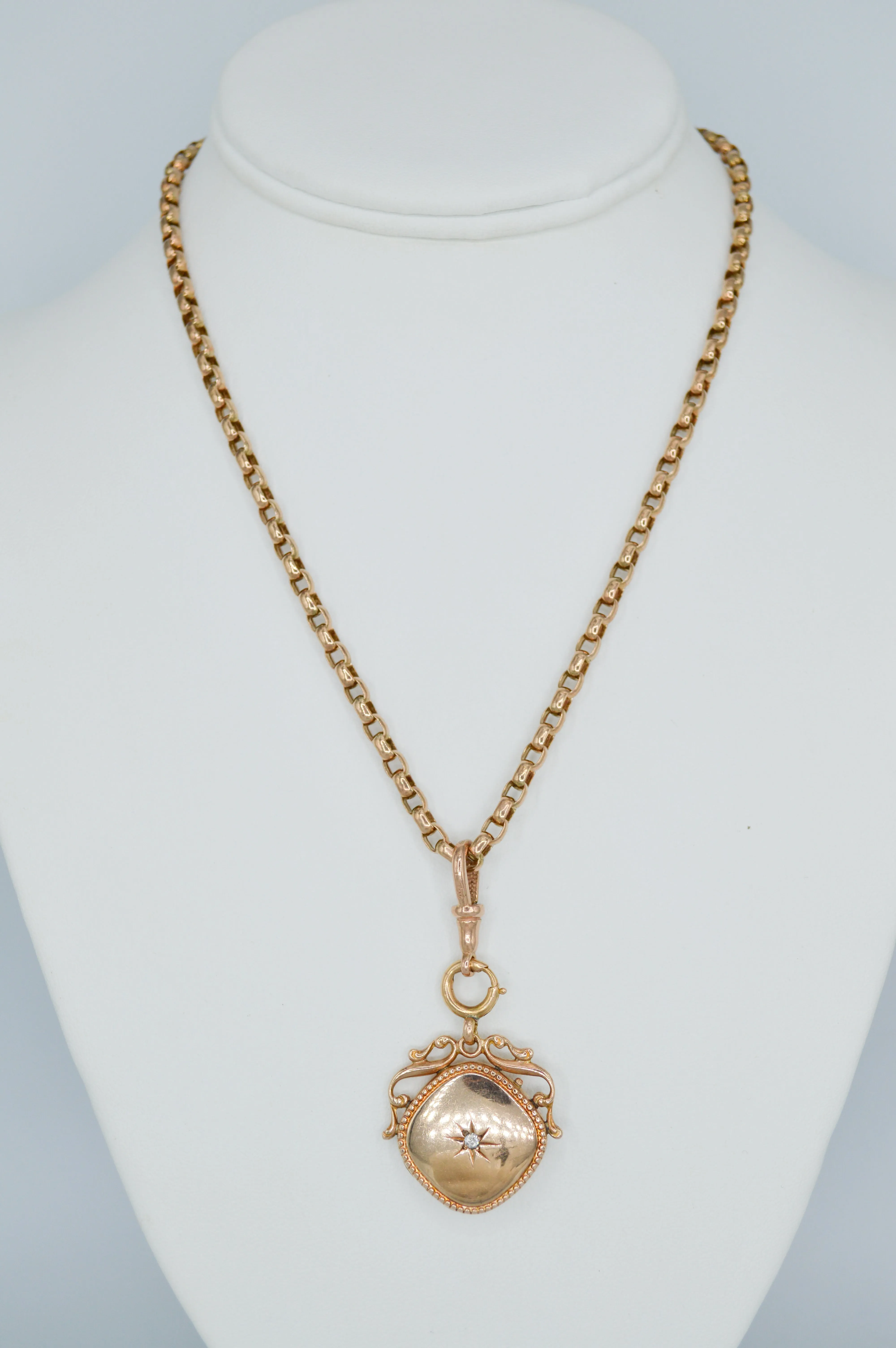Antique Diamond Locket (RG)
