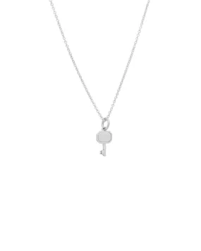 Anywhere Key Engravable Necklace - Sterling Silver