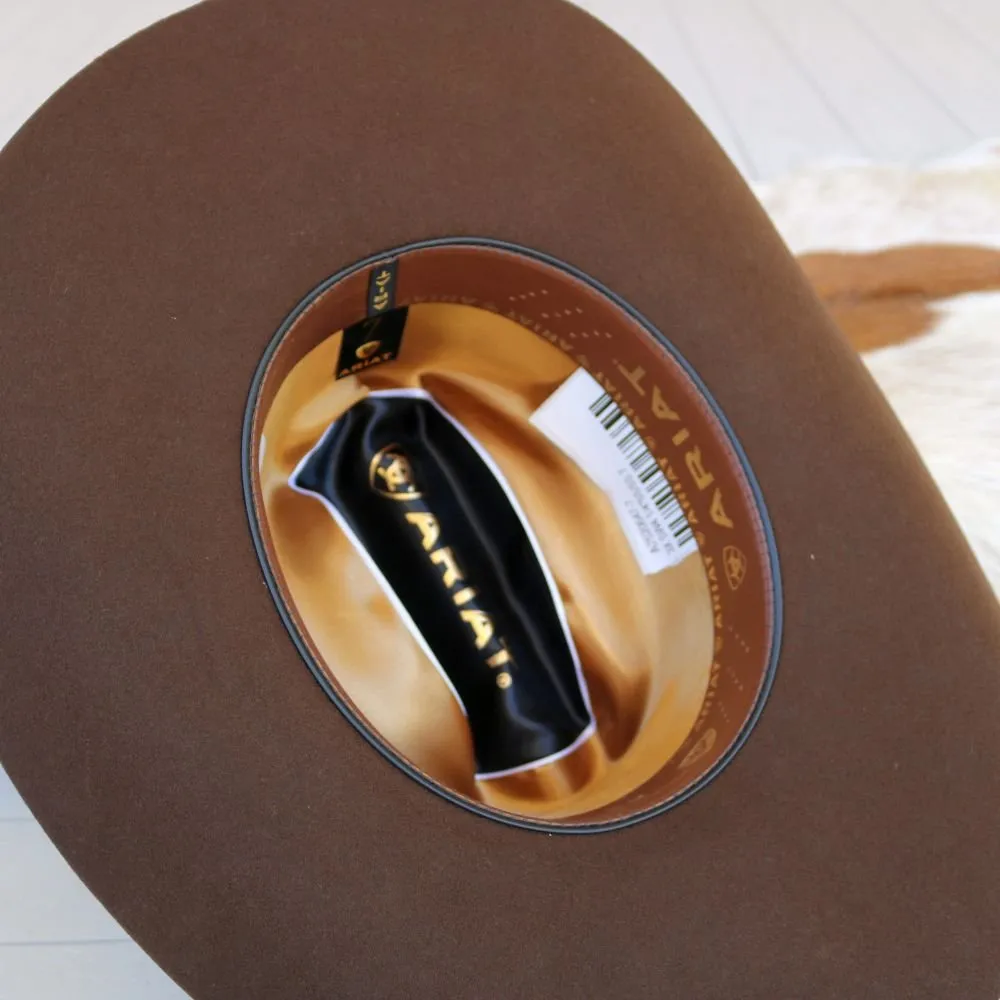 Ariat 3X Chocolate Wool Cowboy Hat - Cowpoke