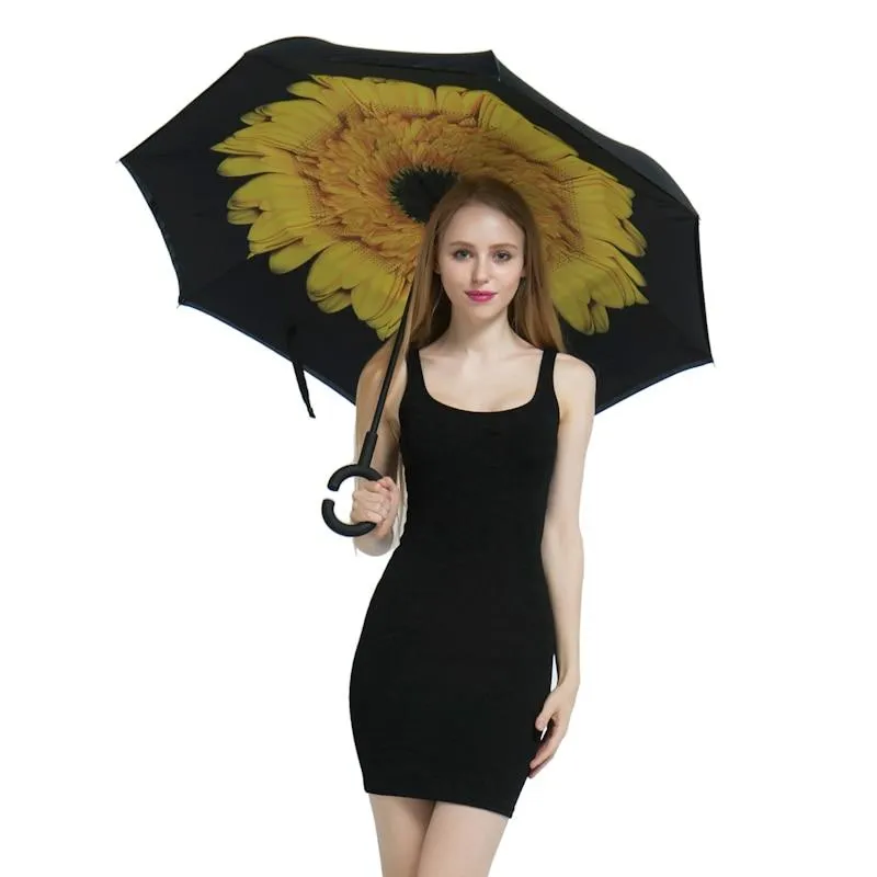 Automatic Windproof Inverted Umbrella