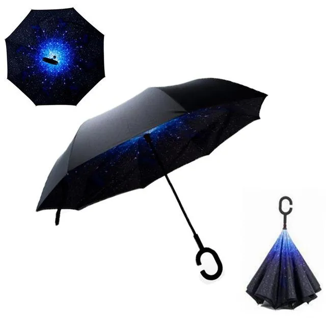 Automatic Windproof Inverted Umbrella