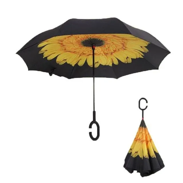 Automatic Windproof Inverted Umbrella