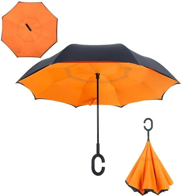 Automatic Windproof Inverted Umbrella