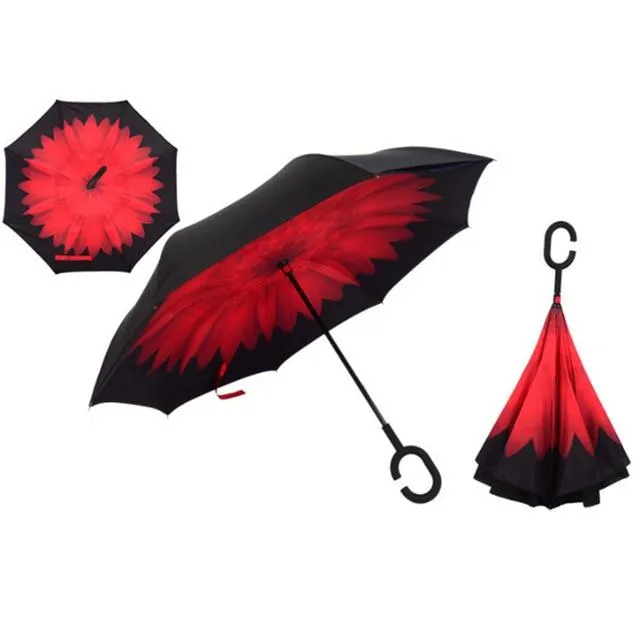Automatic Windproof Inverted Umbrella