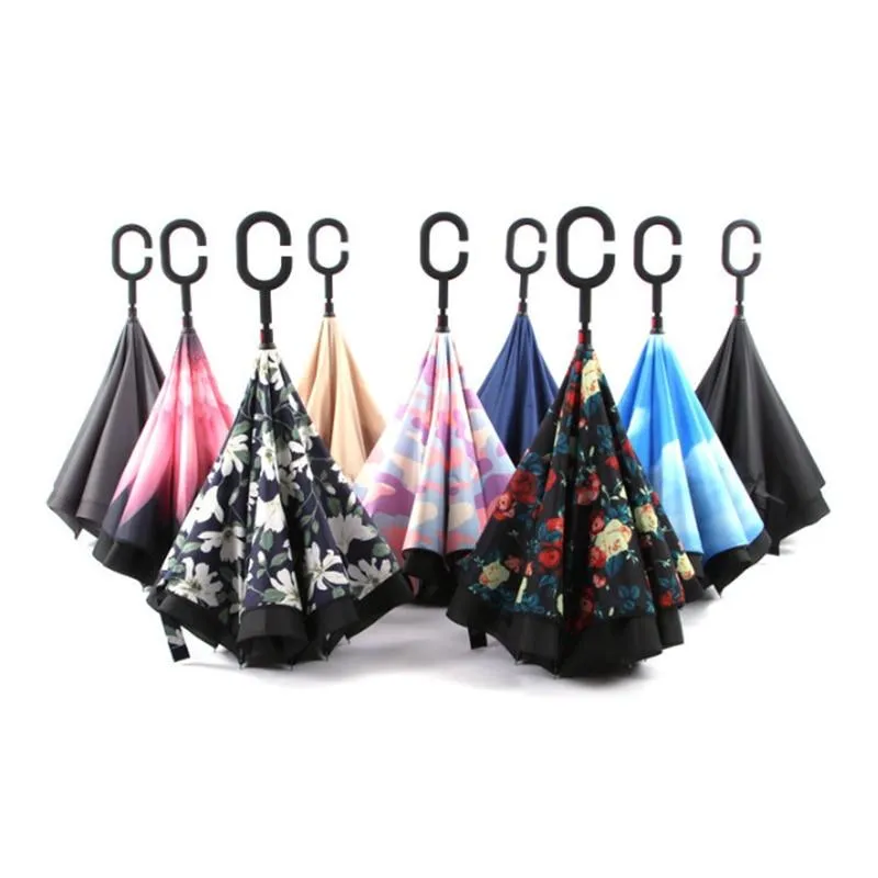 Automatic Windproof Inverted Umbrella
