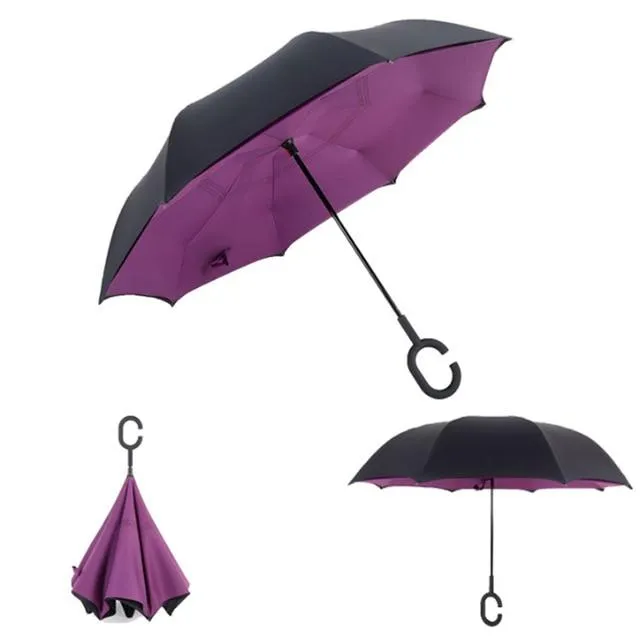 Automatic Windproof Inverted Umbrella