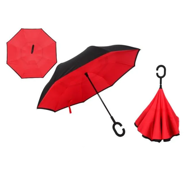 Automatic Windproof Inverted Umbrella