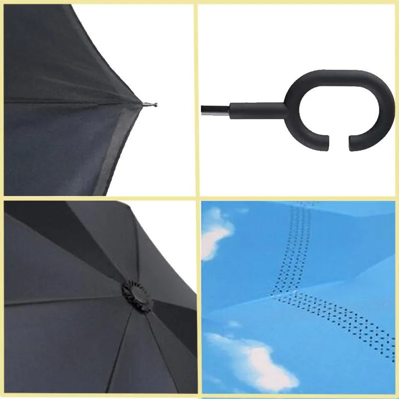 Automatic Windproof Inverted Umbrella