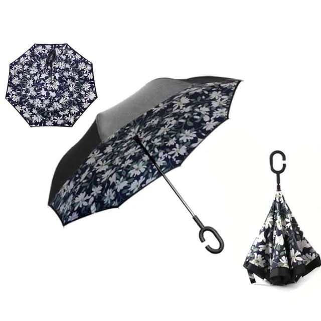 Automatic Windproof Inverted Umbrella