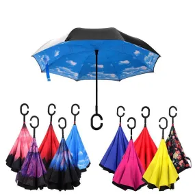 Automatic Windproof Inverted Umbrella