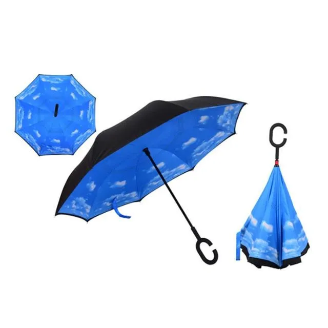 Automatic Windproof Inverted Umbrella