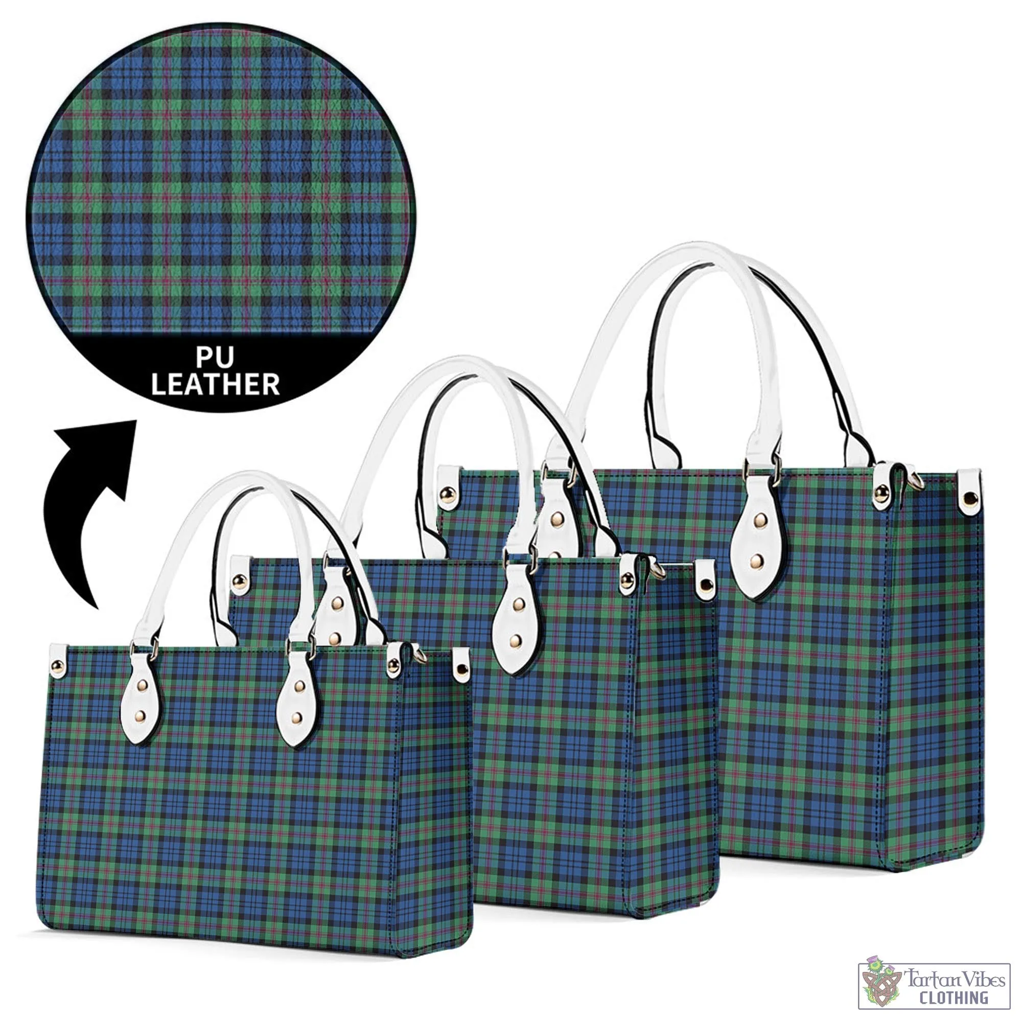 Baird Ancient Tartan Luxury Leather Handbags