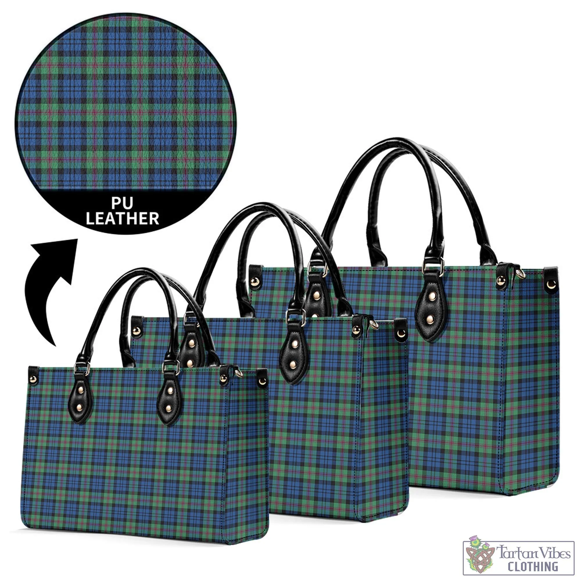 Baird Ancient Tartan Luxury Leather Handbags