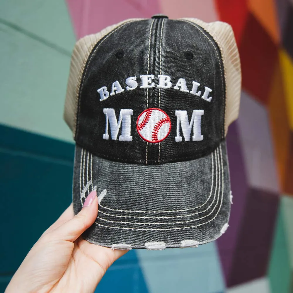 Baseball Mom Trucker Hat