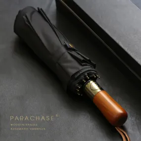 Big Umbrella Men Business Style 115cm Automatic Umbrella Rain Double Layer 10K Windproof Large Golf Umbrellas Wooden