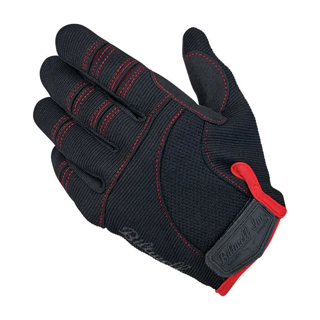Biltwell Moto Gloves Black / Red