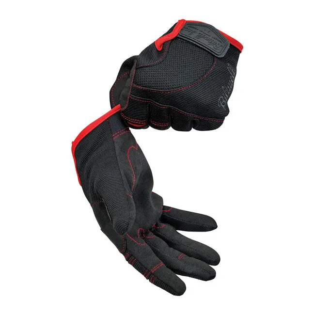 Biltwell Moto Gloves Black / Red