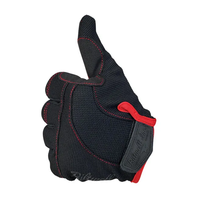 Biltwell Moto Gloves Black / Red