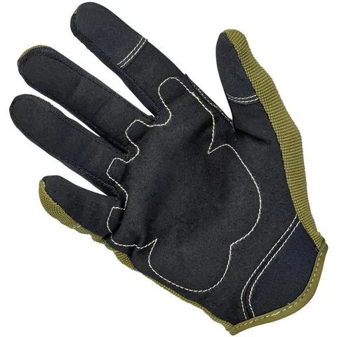 Biltwell Moto Gloves - Olive & Black