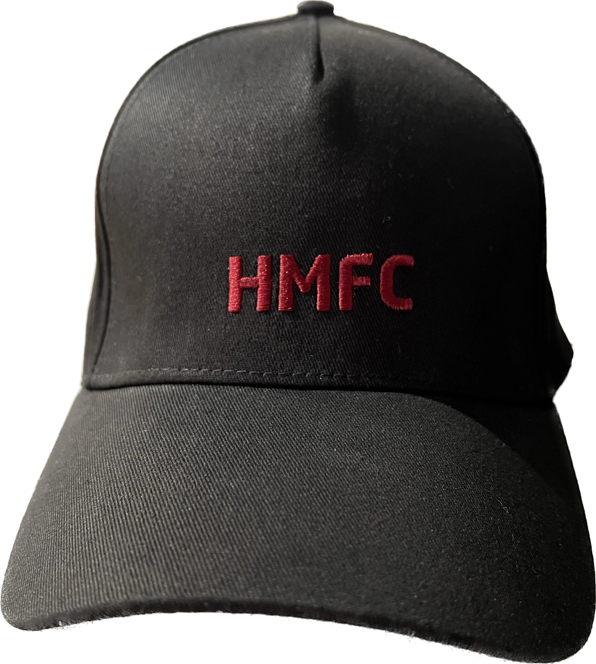 Black Cap with Maroon HMFC Lettering