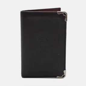 Black Leather Must De Card Case