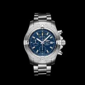 Breitling Avenger Chronograph Watch, 45mm Blue Dial, A13317101C1A1