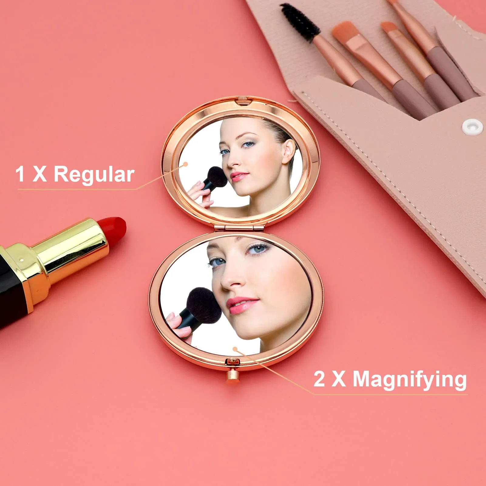 Bridesmaid Sister Gifts Maid of Honor Gifts for Sister Compact Makeup Mirror Bridal Shower Gifts Compact Mirror Sister Maid of Honor Proposal Gifts Bachelorette Party Gift Travel Pocket Makeup Mirror
