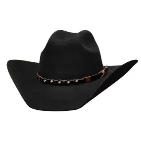 Bullhide Hats by Montecarlo - 8X "True West" Wool Felt Black Cowboy Hat