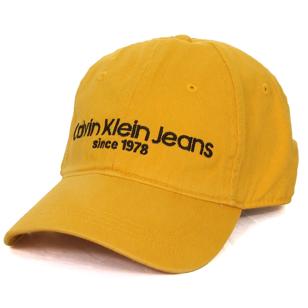 Calvin Klein Jeans Men's Embroidered Logo Baseball Hat Cap