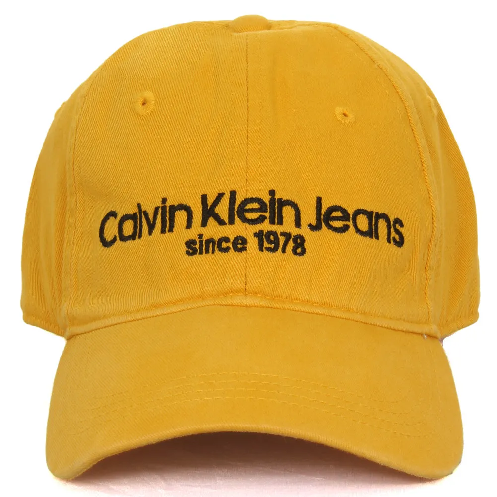 Calvin Klein Jeans Men's Embroidered Logo Baseball Hat Cap