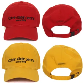 Calvin Klein Jeans Men's Embroidered Logo Baseball Hat Cap