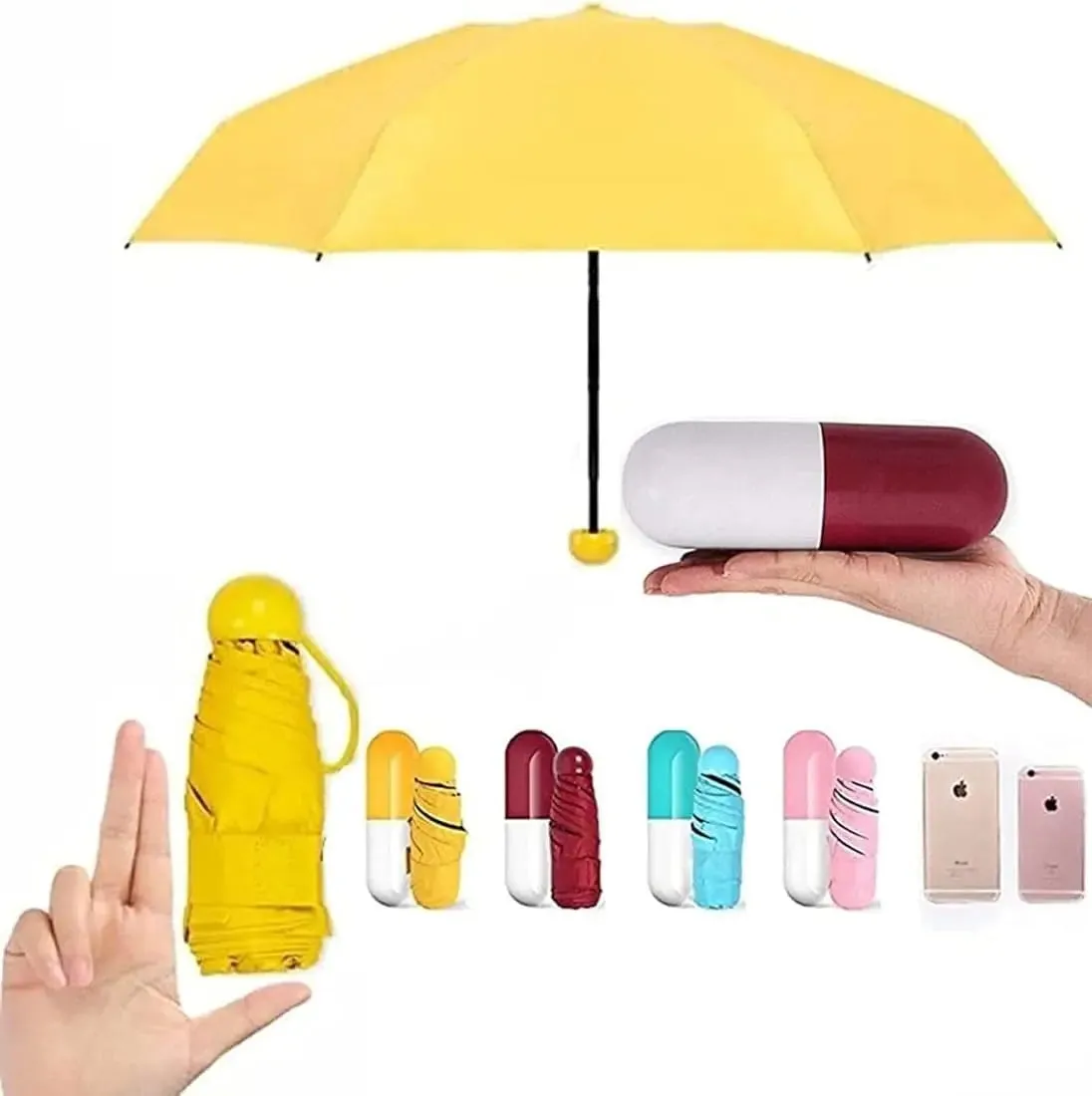 Capsule Umbrella with UV Protection