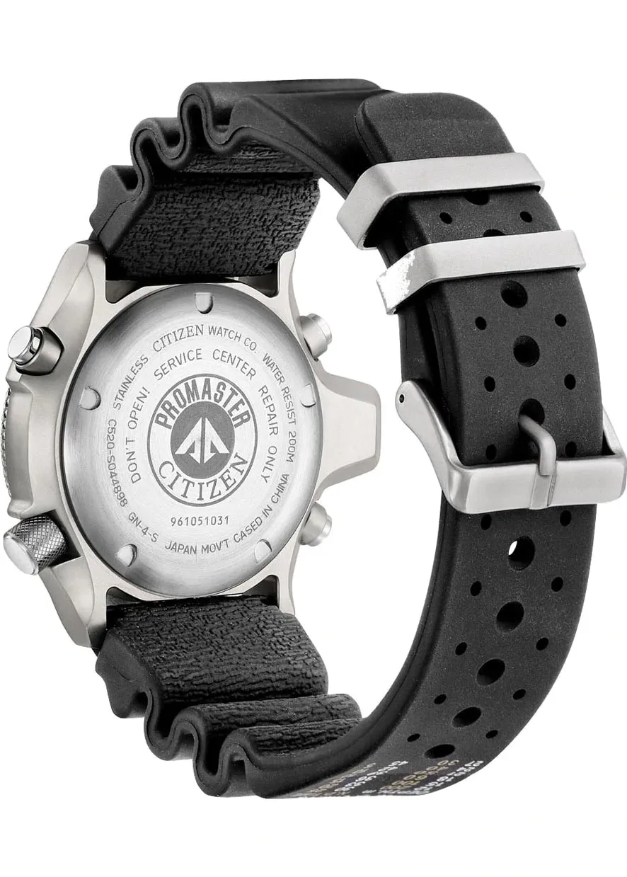 CITIZEN GENTS QUARTZ PROMASTER SEA DIVERS RUBBER BAND JP2000-08E