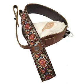 Copperpeace Original Gypsy Banjo Strap - Brown Baseball Leather