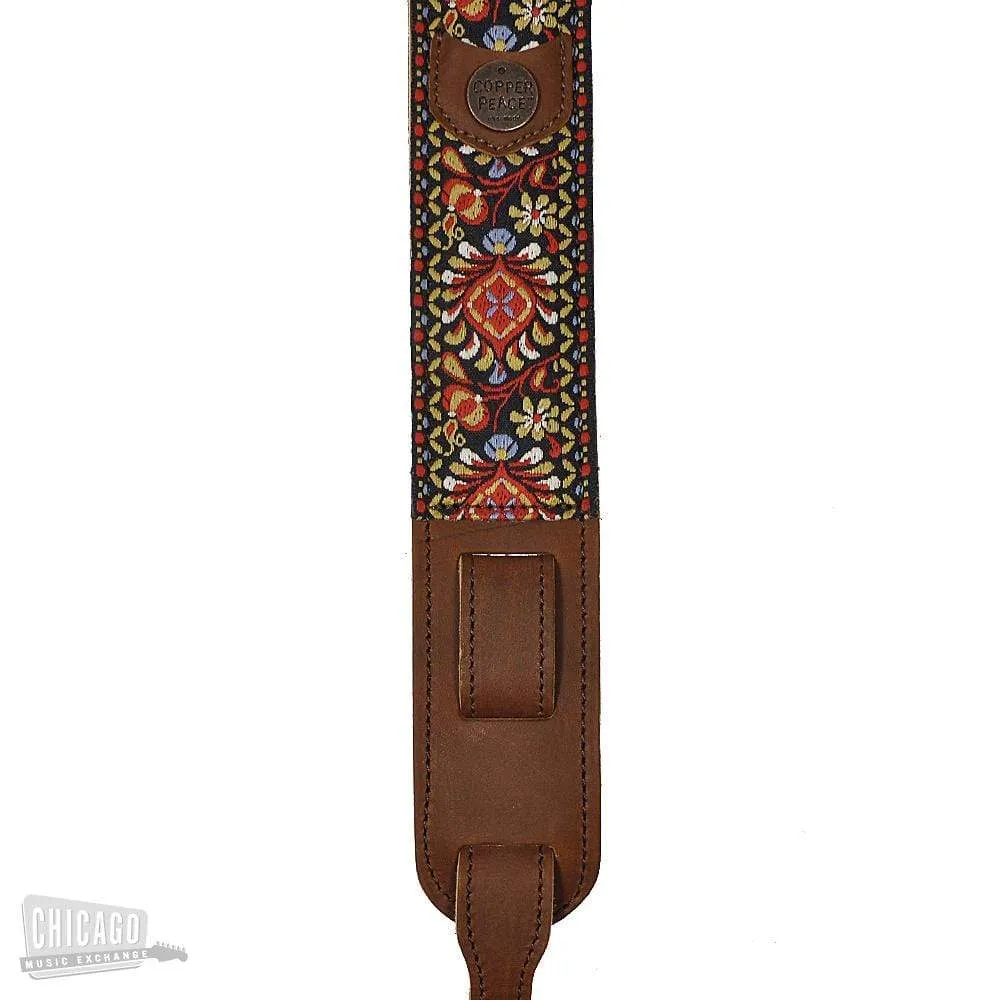 Copperpeace Original Gypsy Banjo Strap - Brown Baseball Leather