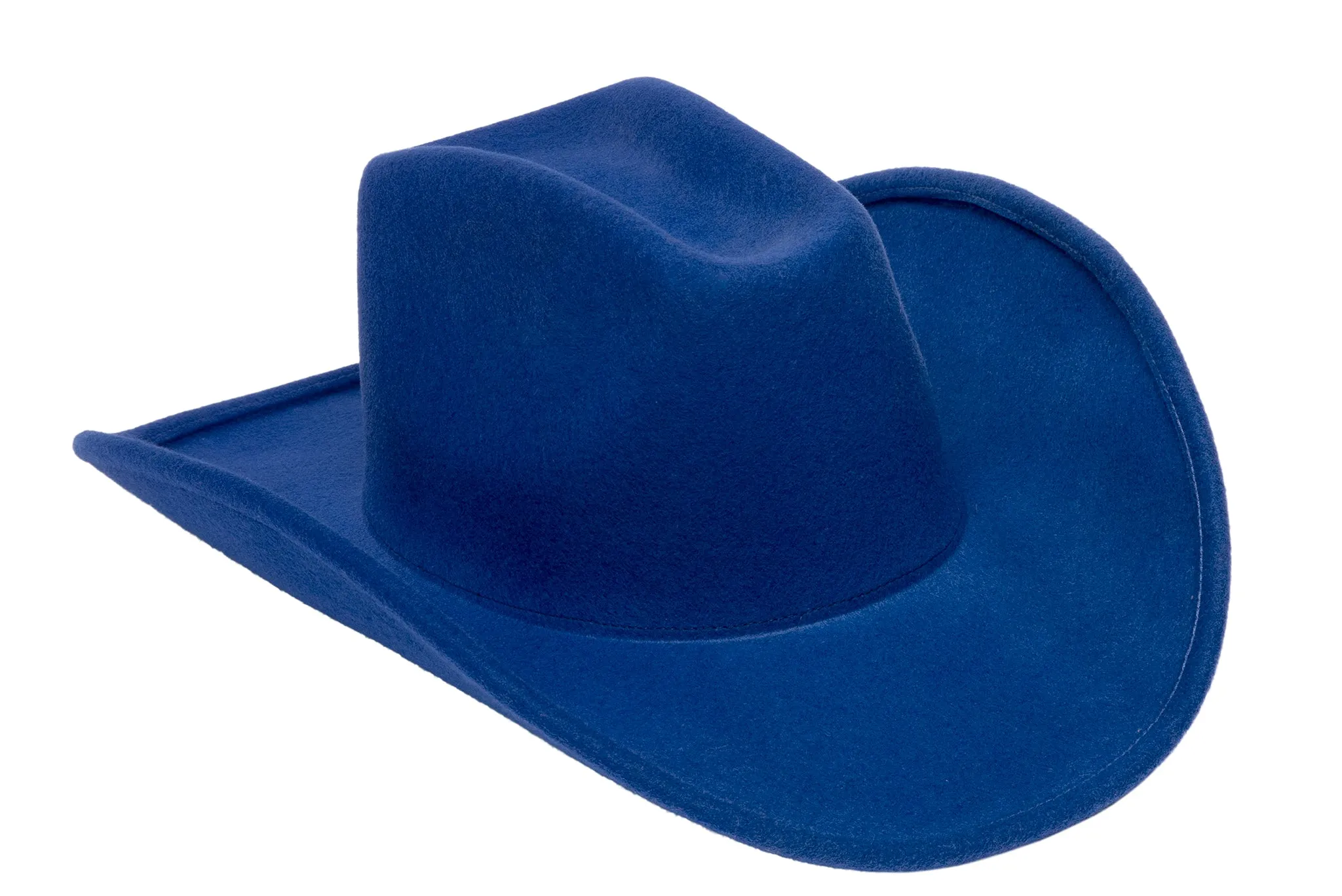 Cowboy Hat in Electric Blue Wool