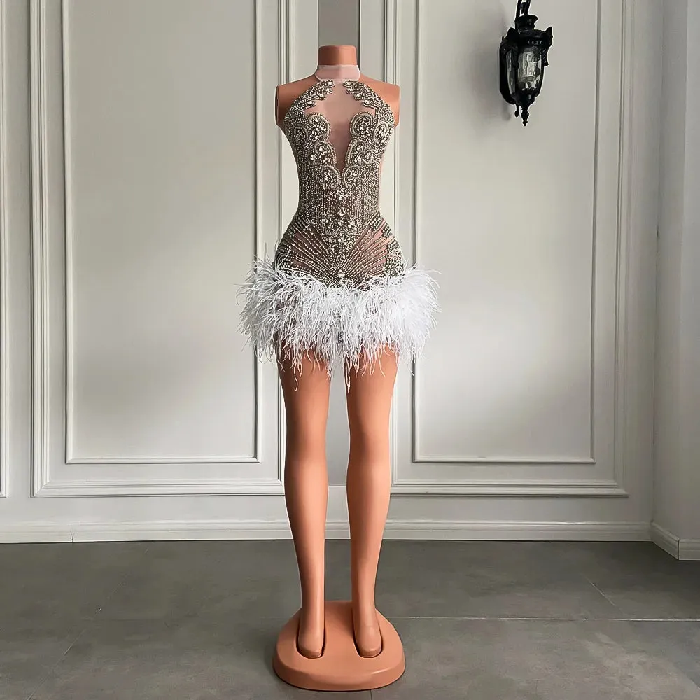Crystal Handmade Birthday Dress