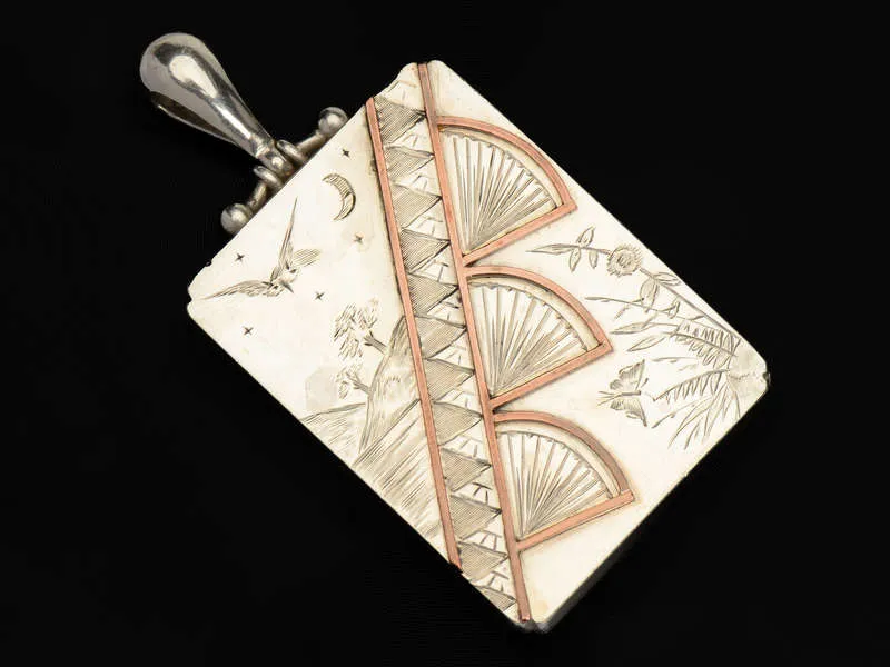 Day & Night Motif Victorian Locket