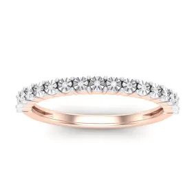 Diamond Set Dress Ring in 9ct Rose Gold