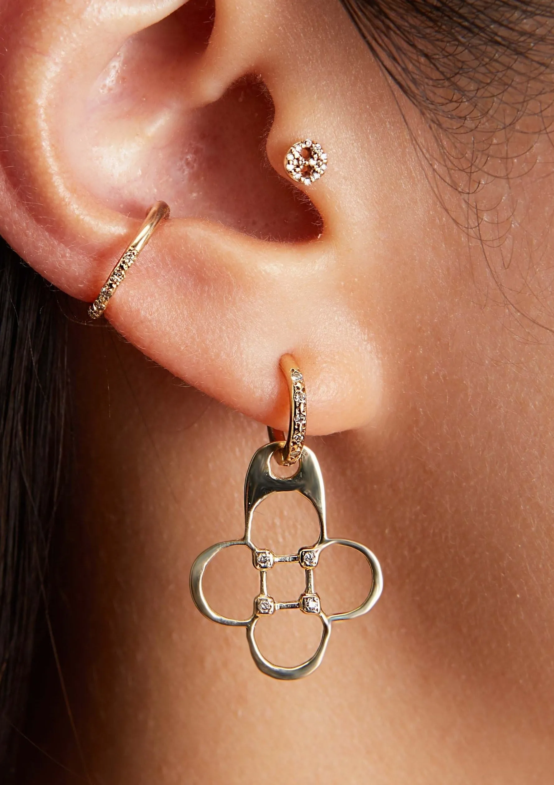 Diamond Shrine Earring