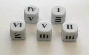 Dice - Roman Numeral Dice